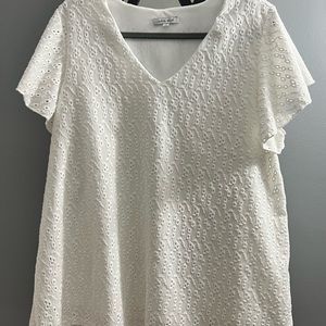 White Birch top, Size XL